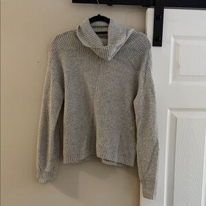 Abound Light Gray Cowl Neck Sweater
